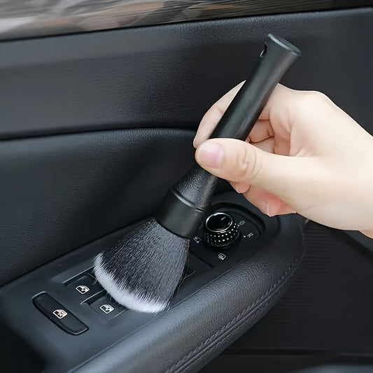 2pcs Car Interior Cleaning Tools Detail Brush Dashboard Air Vent Dust Removal