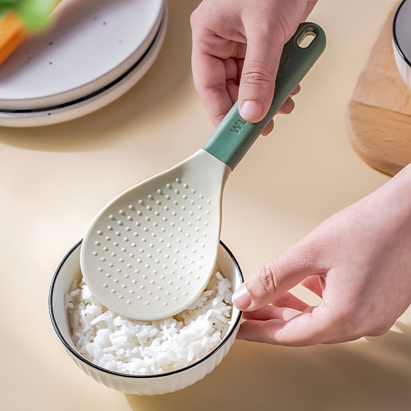 Outdoor Non-stick Rice Spoon Standable High Temp Resistant