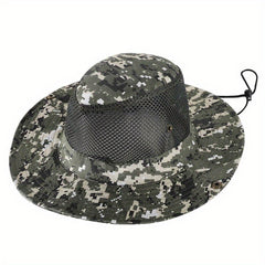 Camouflage Fishing Hat Sun Protection Bucket Hat for Outdoor Activities