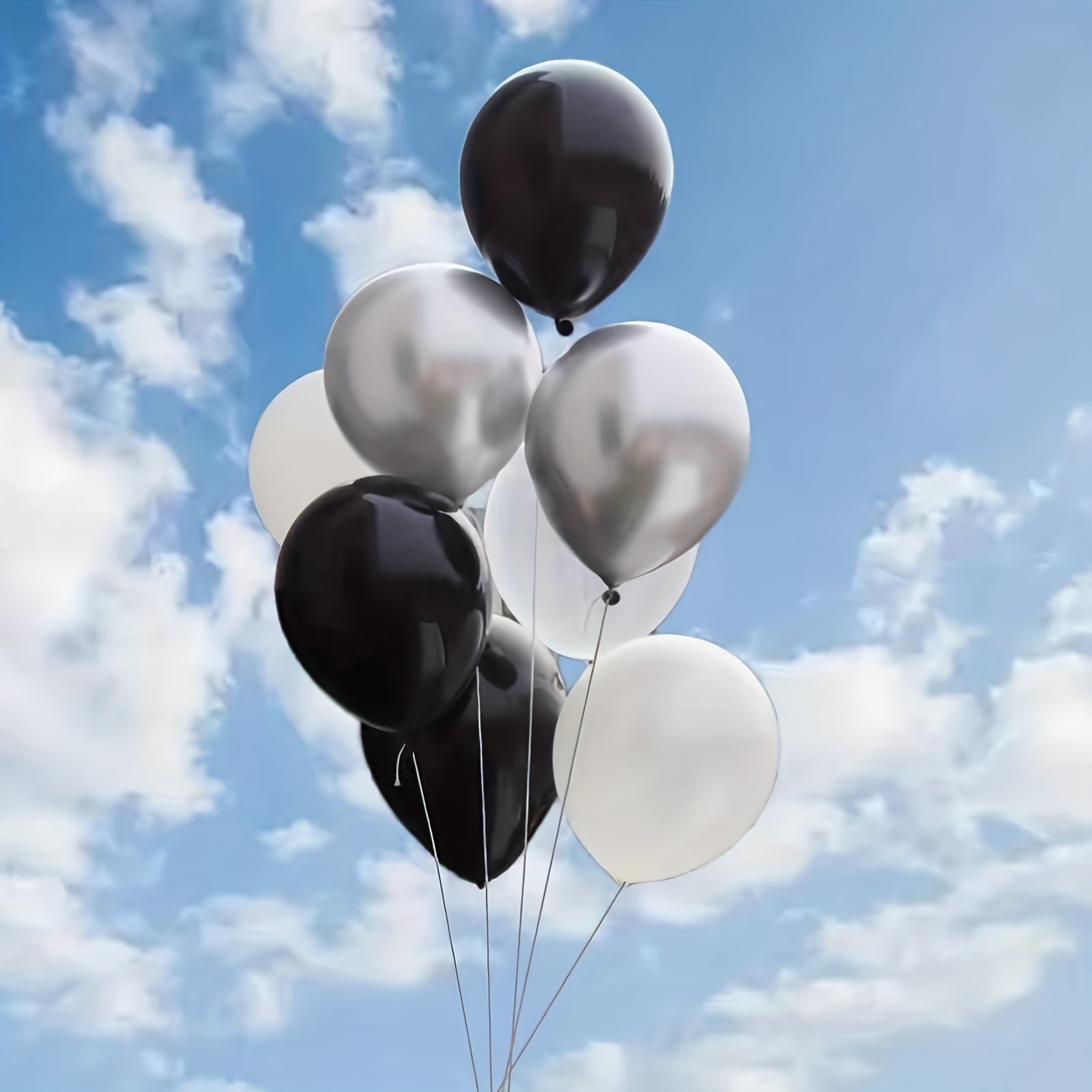 15pcs Silvery Balloons for Party Decorations
