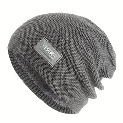 Velvet Woolen Beanie Hat Outdoor Cycling Ski Ear Protection Knit Warm Hat