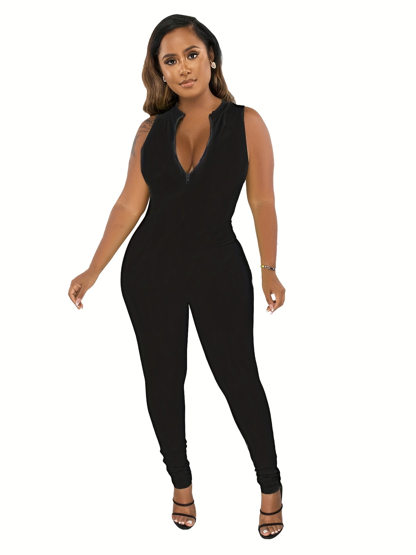 Sexy Slim Sleeveless Jumpsuit Women's Clothing