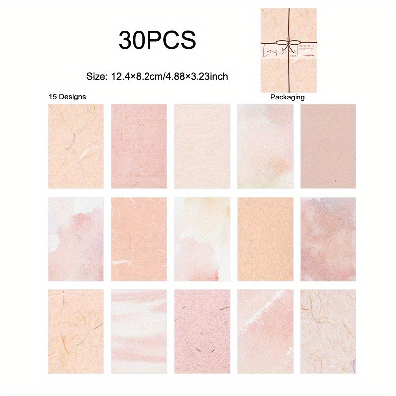30pcs Scrapbooking Paper Pack for Junk Journal DIY Material