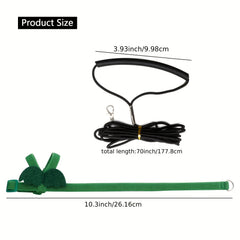 2pcs Parrot Harness and Leash for Training Anti bite Rope