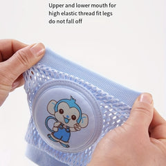 Breathable Mesh Baby Knee Pads for Crawling and Walking