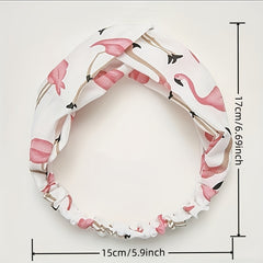 Flamingo Sports Sweatband Elastic Headband Bundle