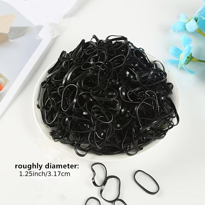 500pcs Colorful Mini Hair Bands Girls Ponytail Hair Accessories