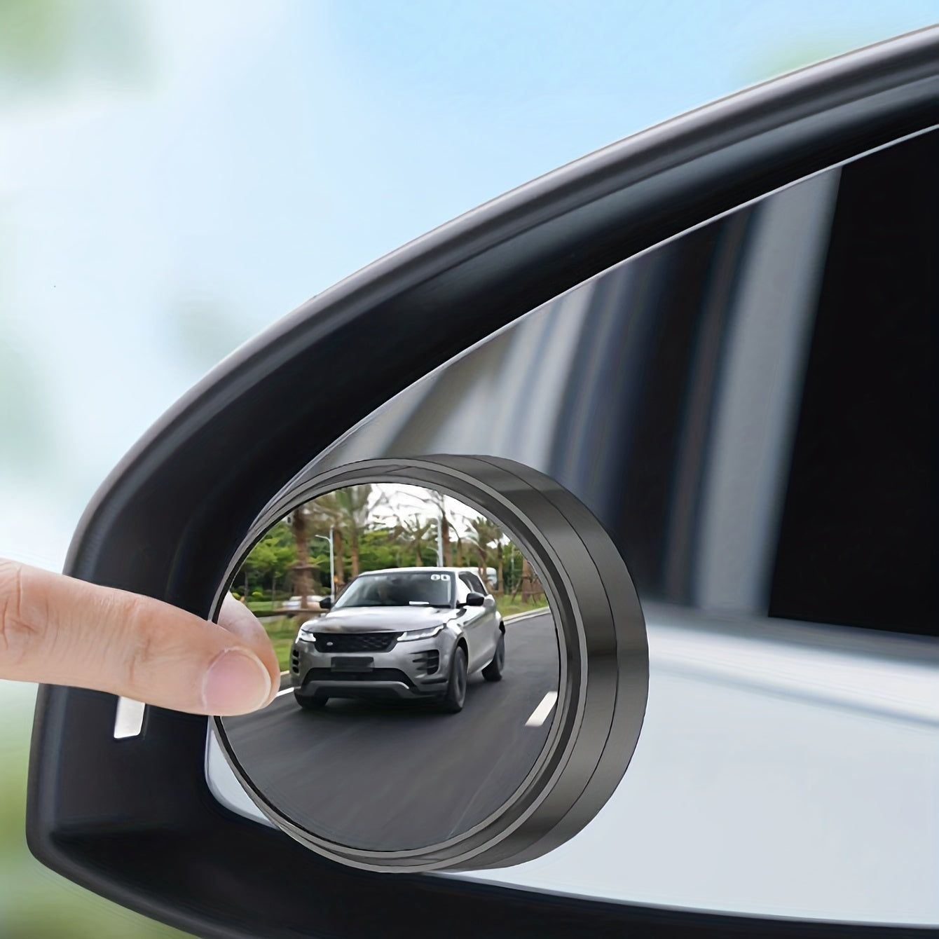 2PCS Car Blind Spot Mirrors 360 Adjustable Wide Angle View Safe Reversing