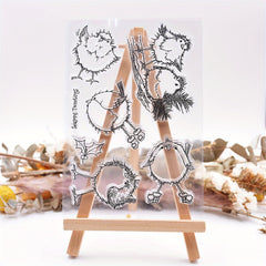 Animal Transparent Silicone Stamps for DIY Card Making