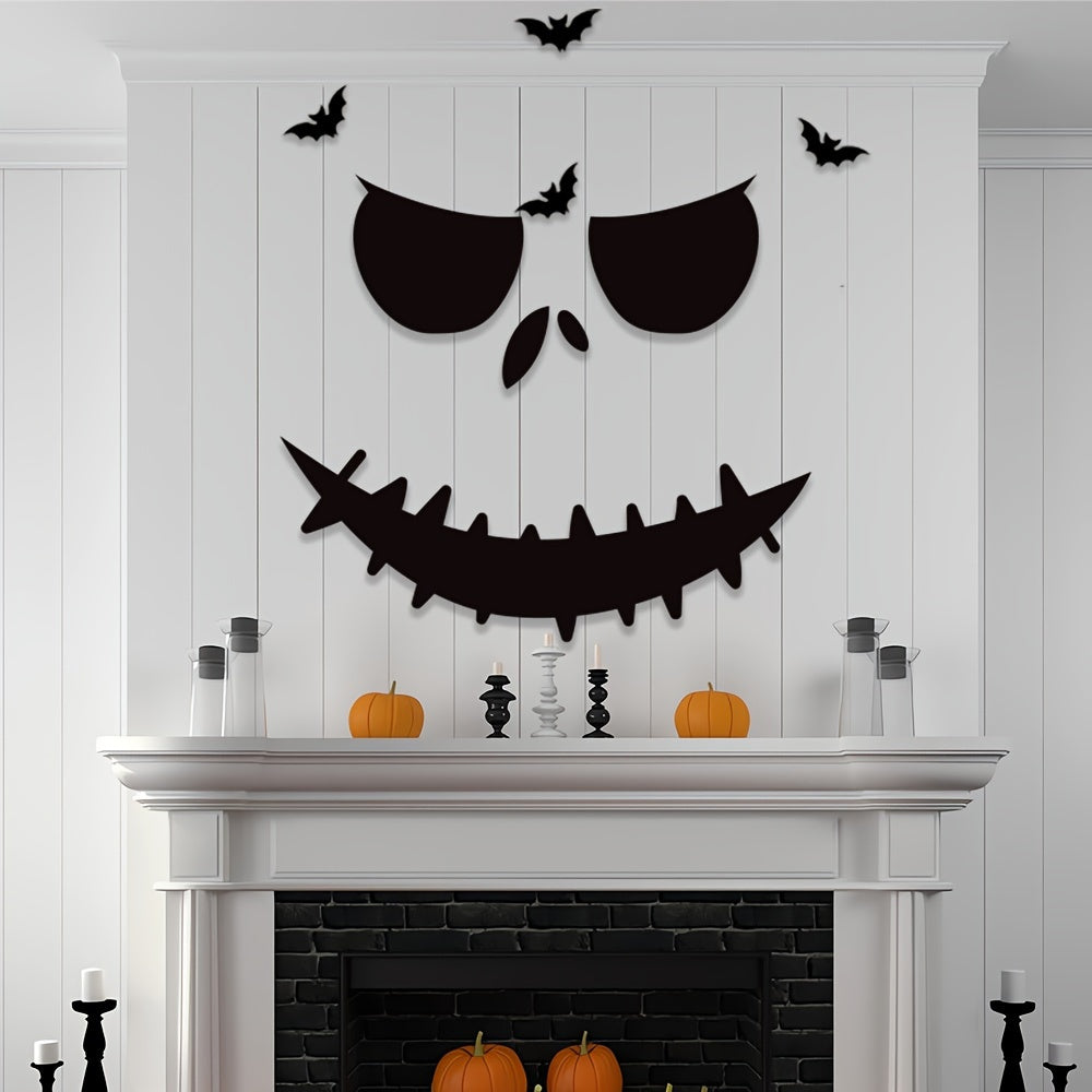 Halloween Decorations Skull Hand Pumpkin Door Stickers Ghost Party Decorations