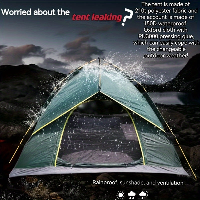 2-3 Person Waterproof Camping Tent with Carrying Bag