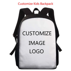 15in School Bags For Boys Girls Back Pack Kids Backpack Husky Dog 3D Print