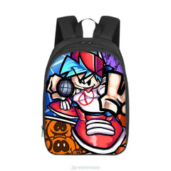 Friday Night Funkin Cartoon 3D Print Backpack School Bag