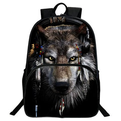 16 Inch Animal Printing Kids Backpack School Bag for Girls Boys