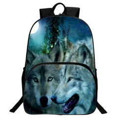 16 Inch Animal Printing Kids Backpack School Bag for Girls Boys
