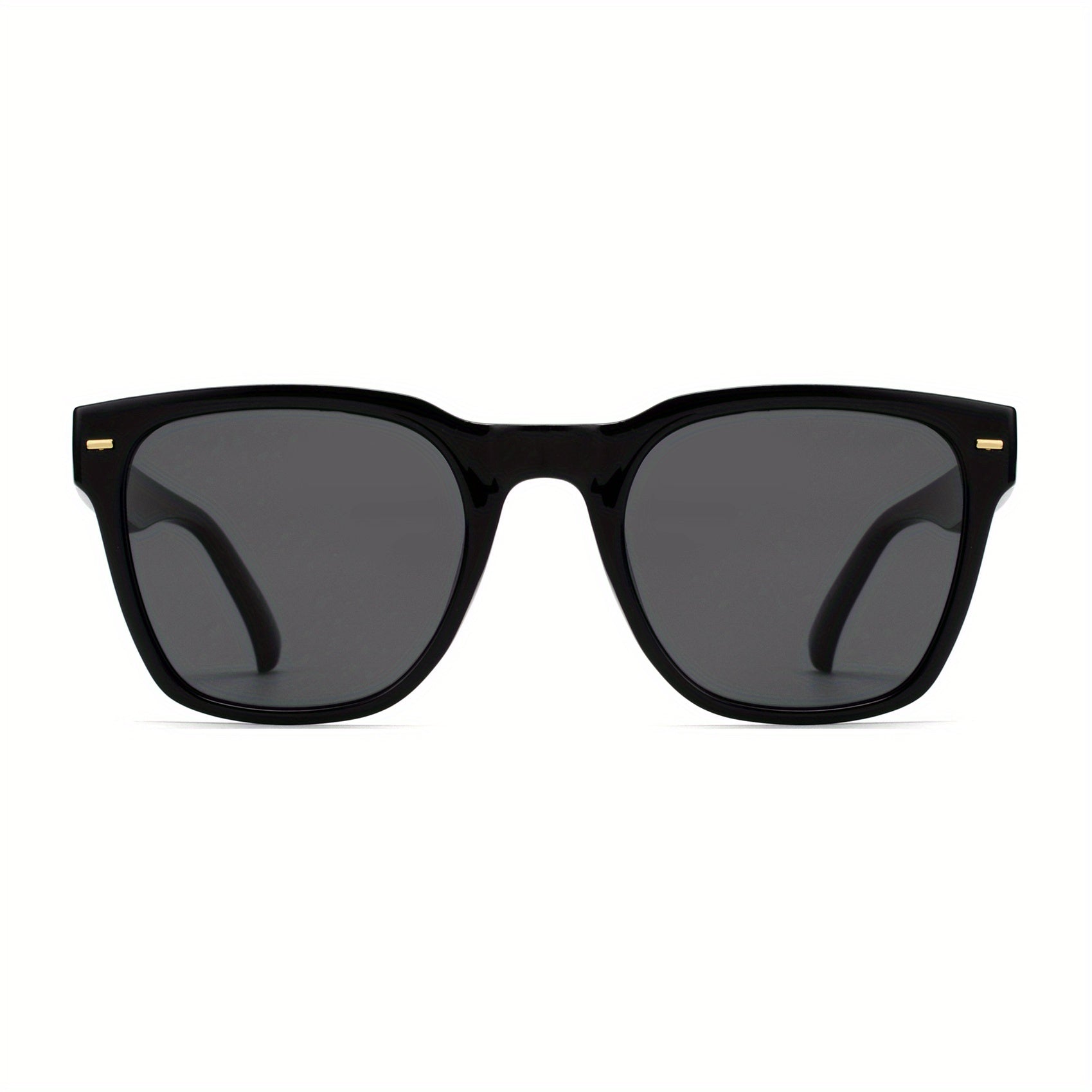 OUWEN Small Square Polarized Sunglasses Retro UV400 Protection VF2223A