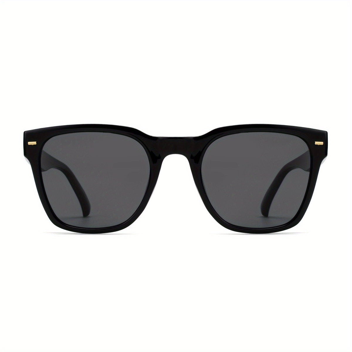 OUWEN Small Square Polarized Sunglasses Retro UV400 Protection VF2223A
