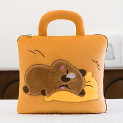 Cartoon Theme Pillow and Blanket Set