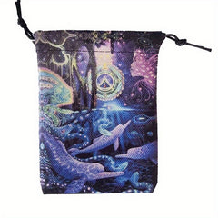 Holiday Flannelette Gift Bags Tarot Oracle Storage Christmas Halloween Parties