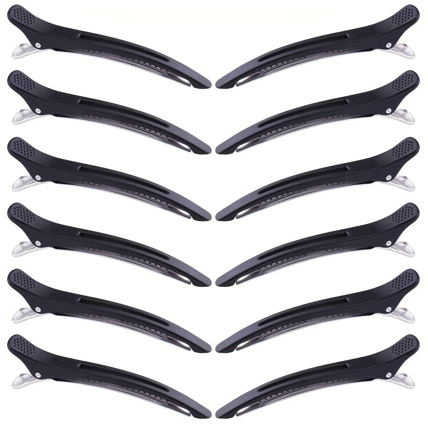6pcs Duckbill Clips Hairdresser Zoning Positioning Professional Hair Clips