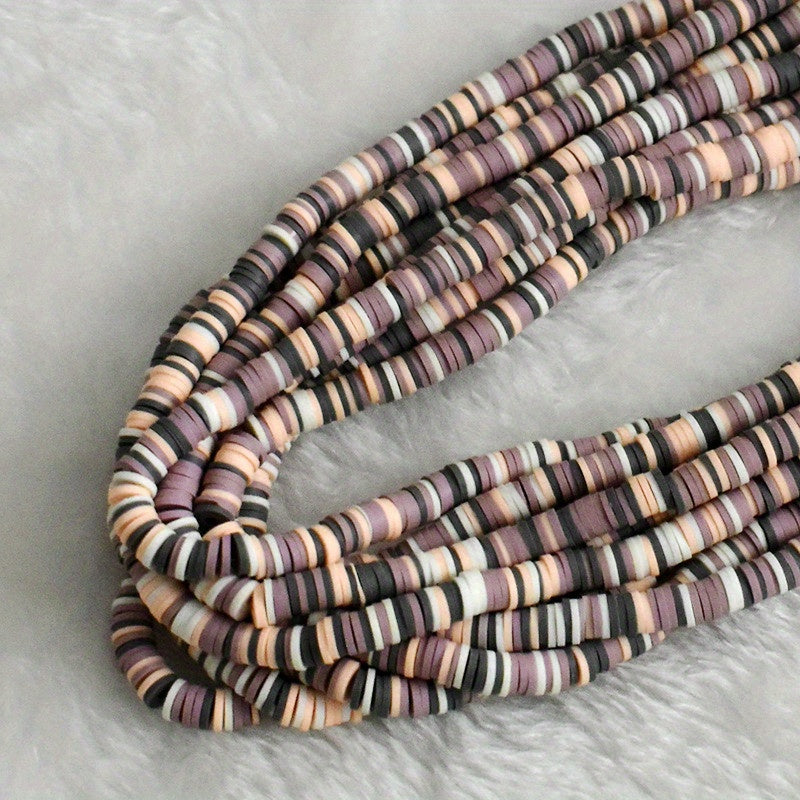 7mm Soft Ceramic Beads for Bracelets Necklaces Mixed Women's Accessories