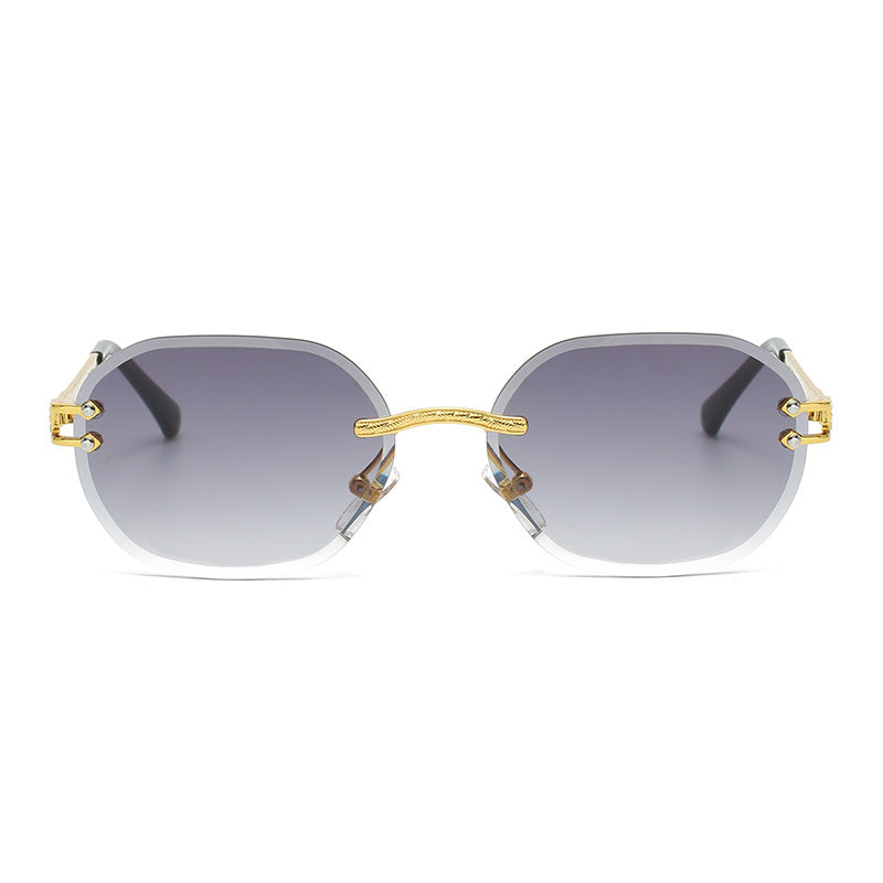 Vintage Frameless Hip Hop Glasses