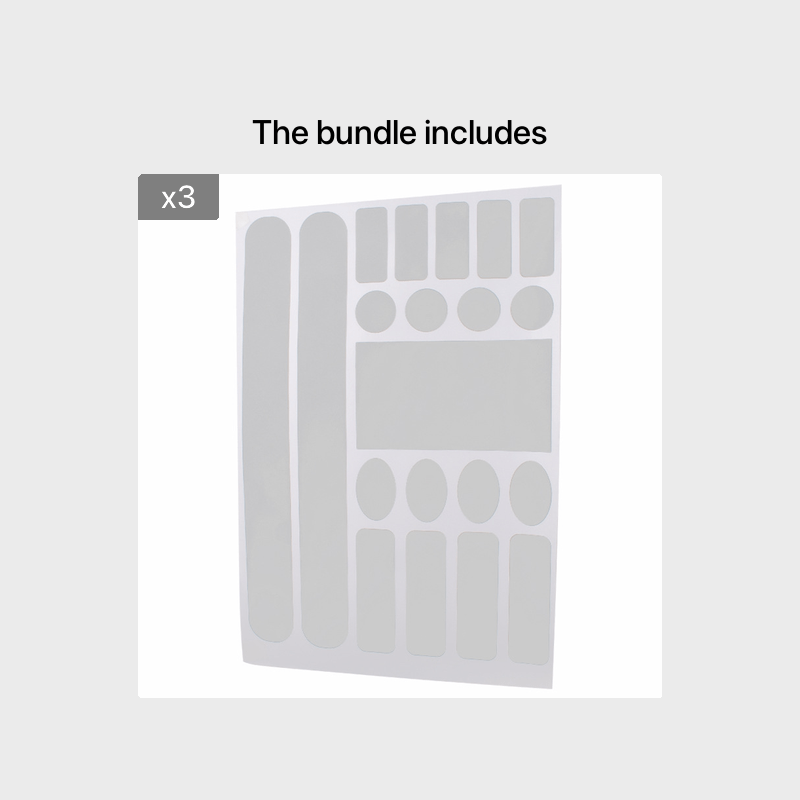 Scratch Resistant Bike Protection Sticker Set