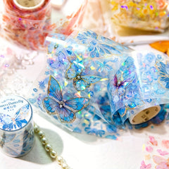 Butterfly Series Laser Golden DIY Journal Decorative Tape