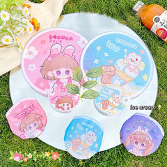 Mini Cloth Face Portable Fan Student