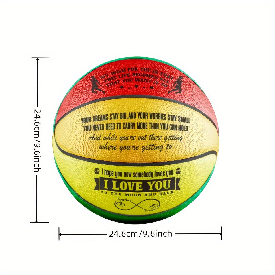 Training Basketball with Inspirational Words