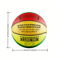 Training Basketball with Inspirational Words