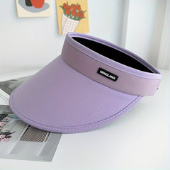 Candy Elastic Visor Hat Sunscreen Travel Beach Hats