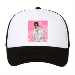 Men's Hip Hop Baseball Cap Sunscreen Mesh Trucker Hat