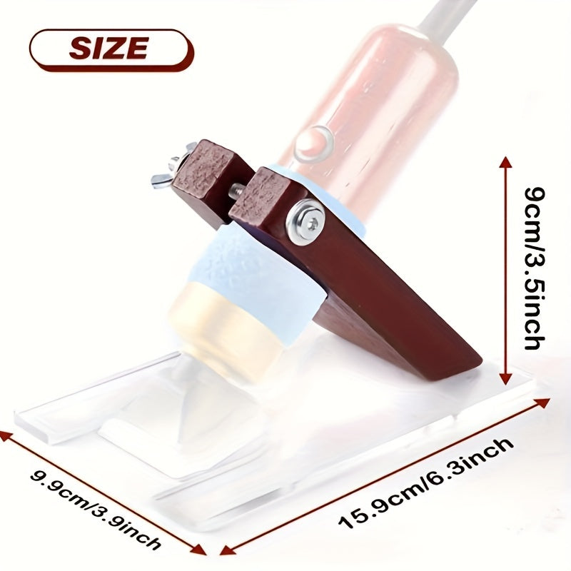 Solid Wood Acrylic Shearing Guide for Rug Tufting