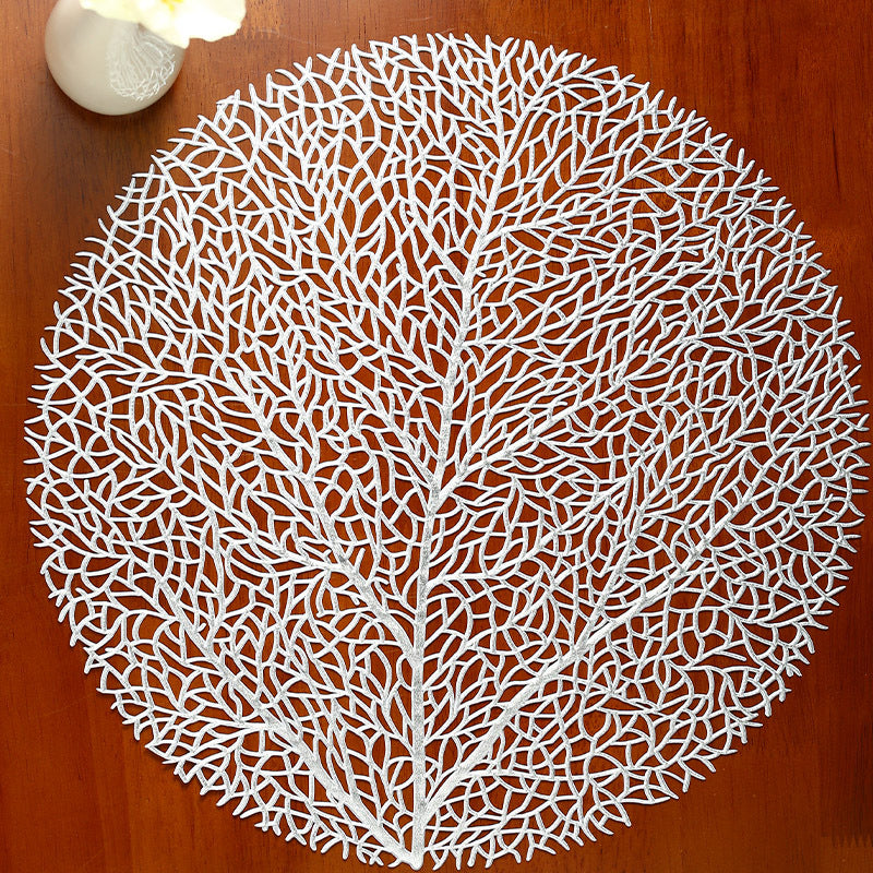 Tree Shaped Placemat for Dining Table Durable PVC Material