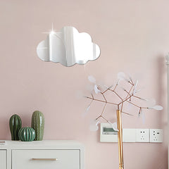 Cloud Mirror Wall Sticker Home Decor Room Decor