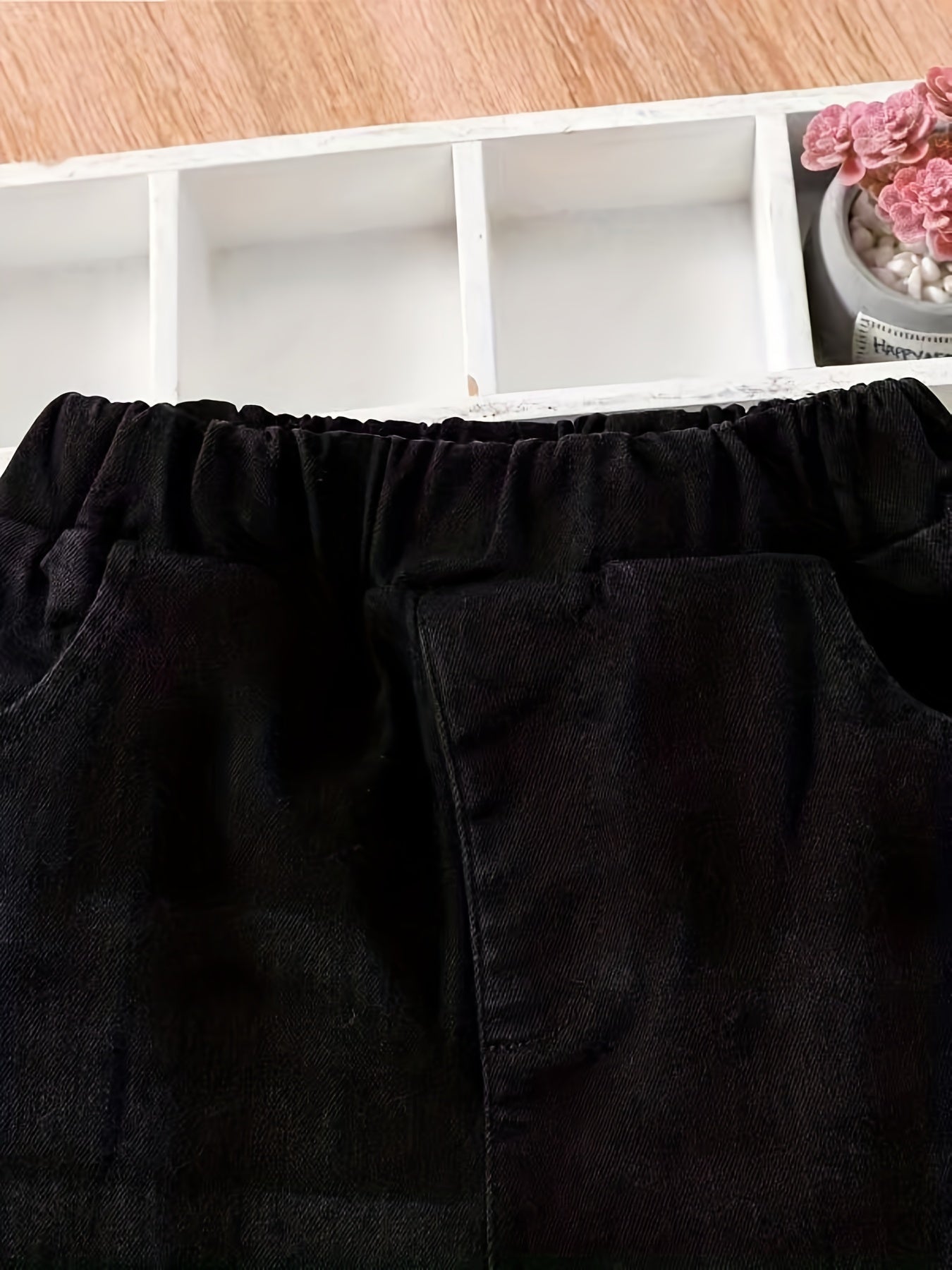 Raw Edge Flared Jeans Girls Clothes