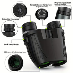 Professional HD Waterproof Binoculars Portable Telescope