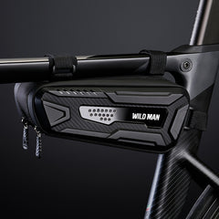 Double Sided Open Bicycle Triangle Bag Hard Shell Mountain Bike Front Beam Bag
