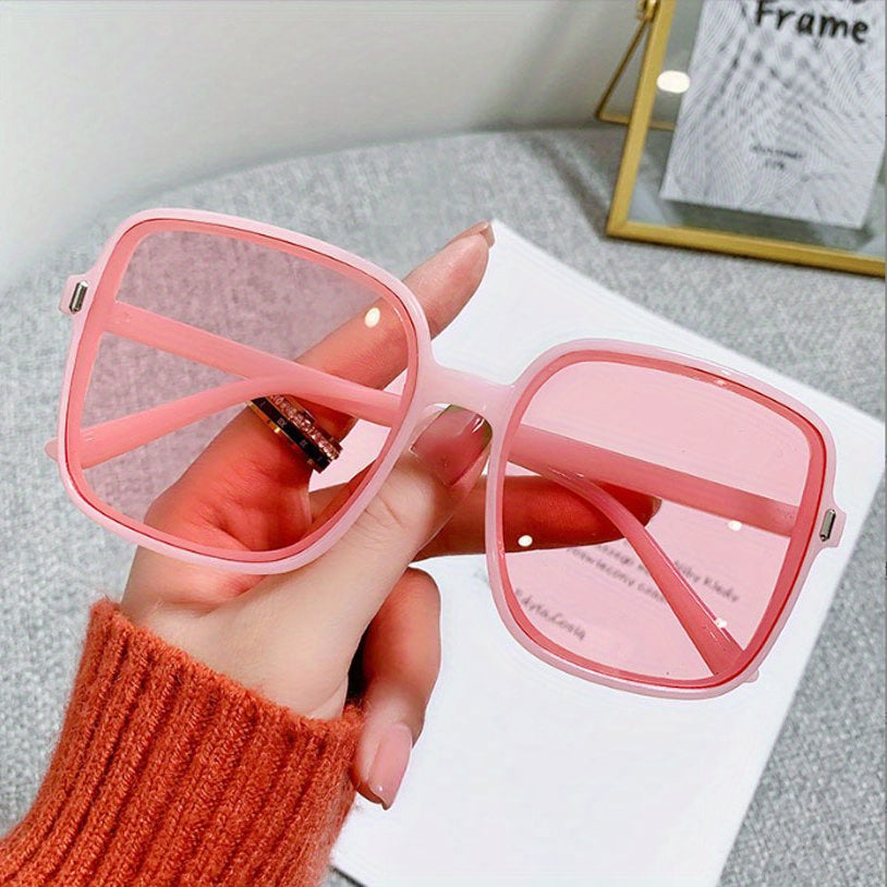 Large Square Sunglasses Gradient UV400 Sun Shades Glasses