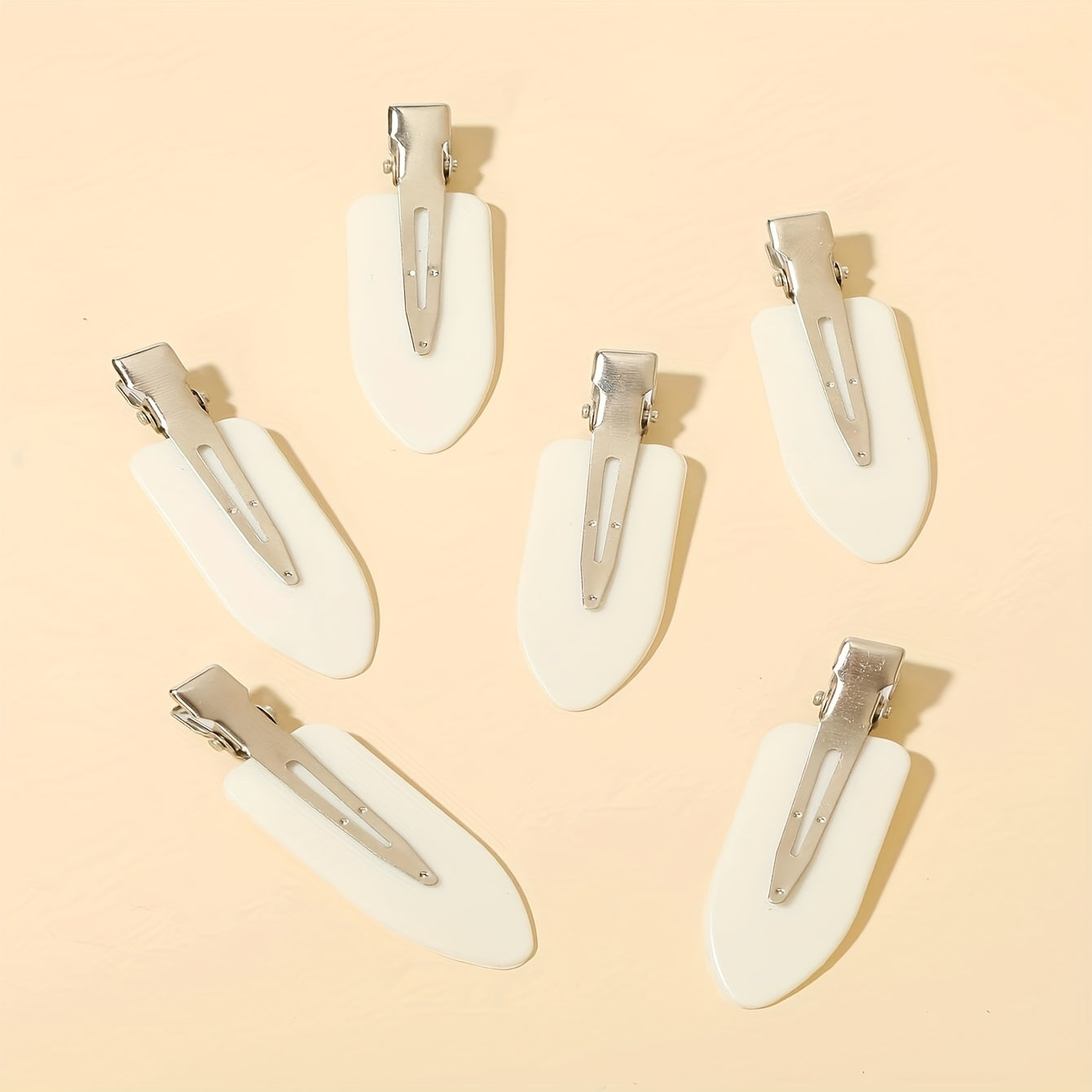 6pcs No Bend Hair Clip No Crease Hair Clip For Hairstyling