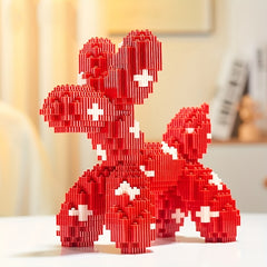 Balloon Dog Building Block Set - Festive Home Decor Gift