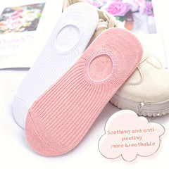 6 Pairs Solid Ankle Socks Soft Lightweight Women's Stockings