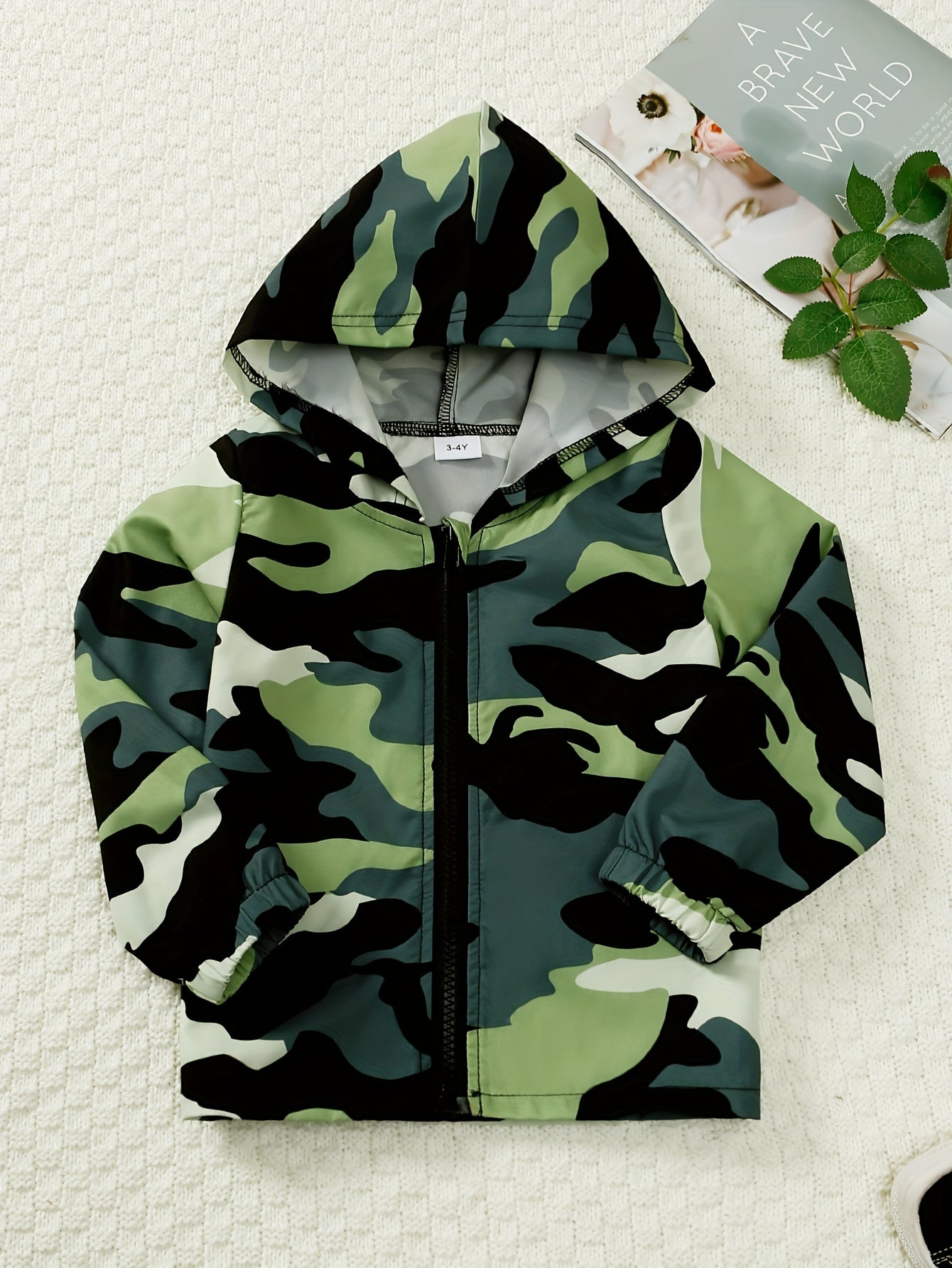 Dinosaur Boys Zip Up Hoodie with Pockets