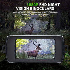 1080p HD Night Vision Binoculars for Camping and Surveillance