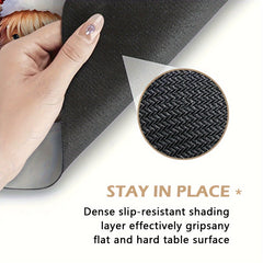 Christmas Cow Art Poster Mouse Pad, Non Slip, Game Pad