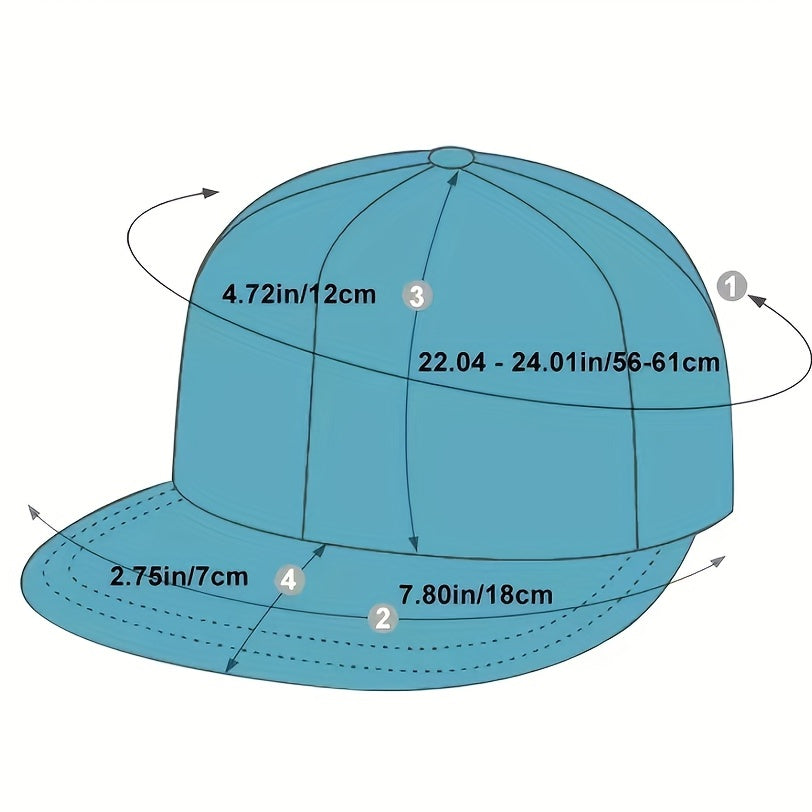 Adjustable Denim OK Embroidery Sunshade Peaked Cap