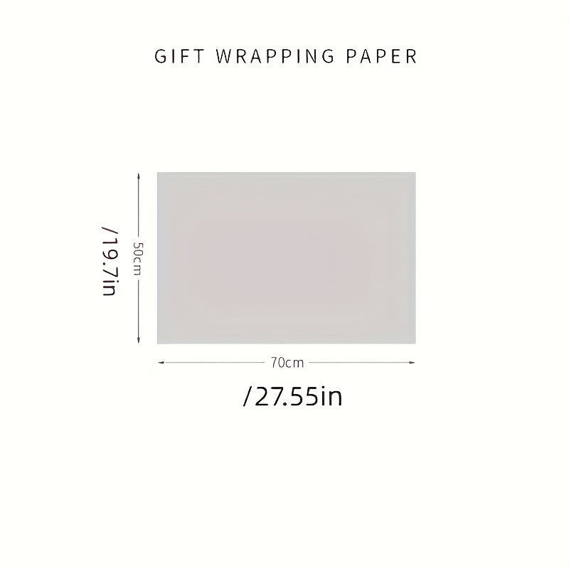 4pcs 50 Christmas Wrapping Papers Gift Foil Stamping Paper For Gift Boxes
