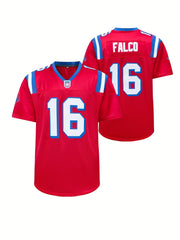 Men's Breathable Rugby Jersey Short Sleeve American Football Shirt