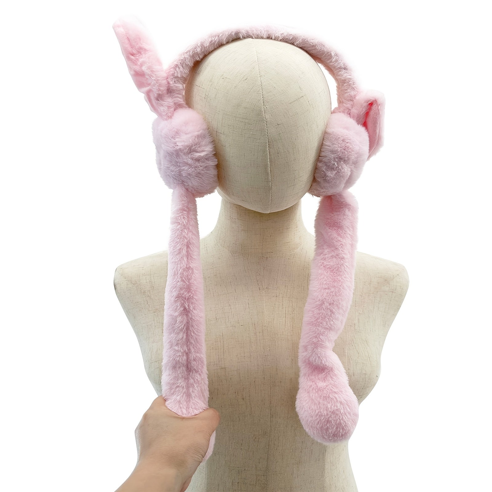 Winter Ear Muffs Women Girls Rabbit Earmuffs - Ear Moving Bunny Earmuffs